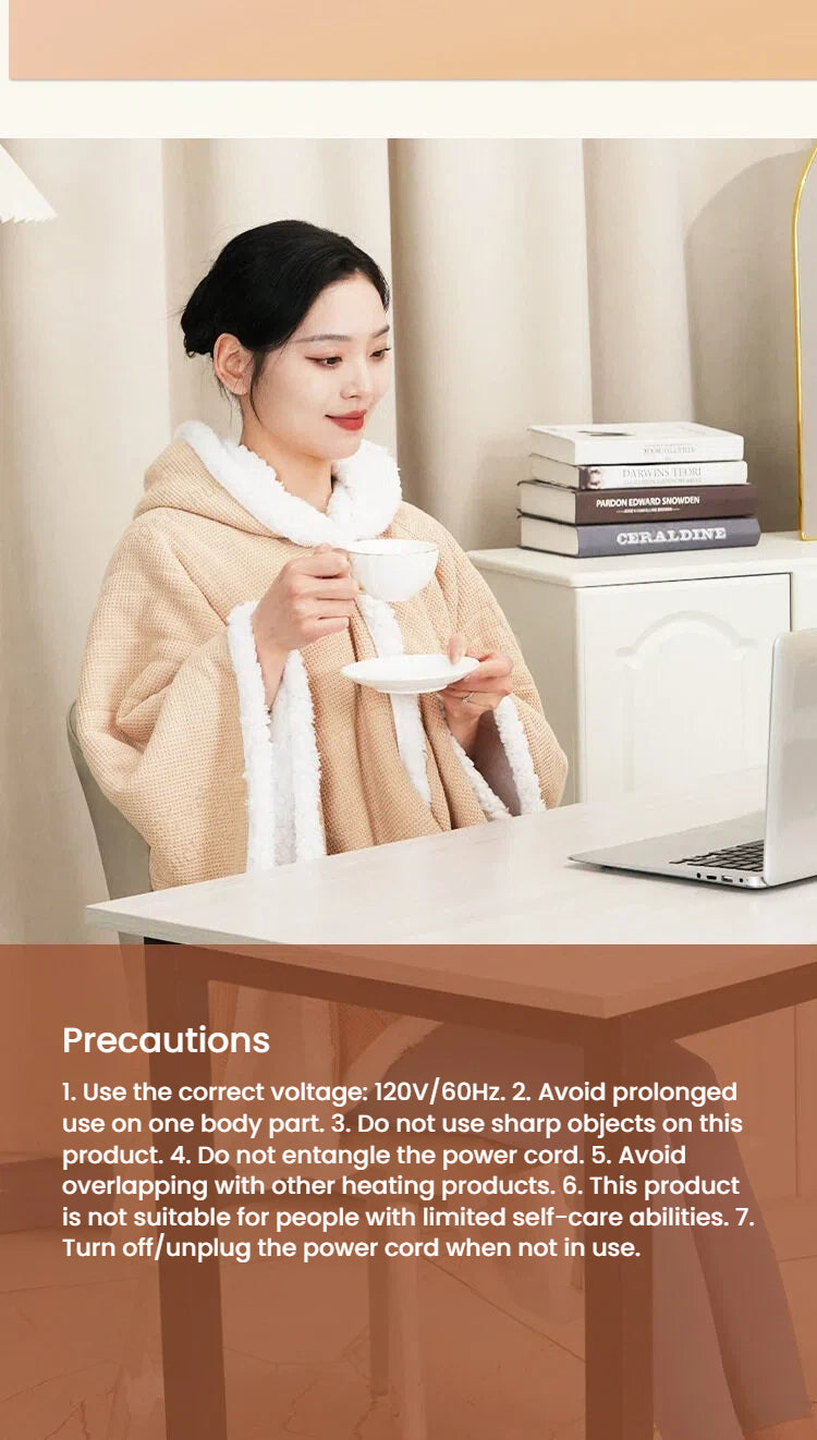 Couverture | Couverture chauffante portable