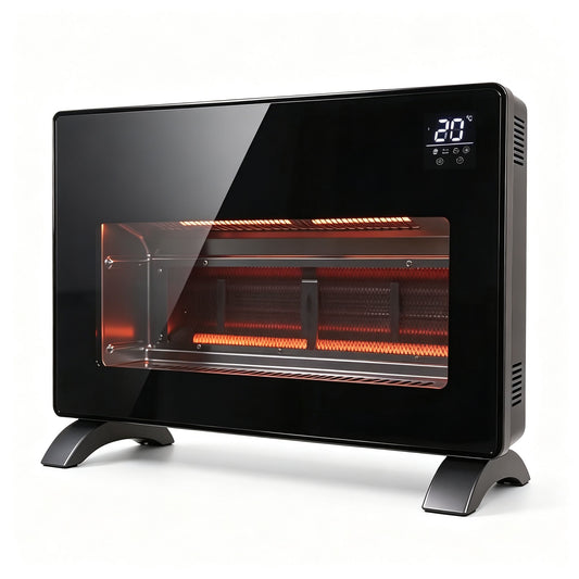 Smart WiFi glass panel heater for modern indoor spaces