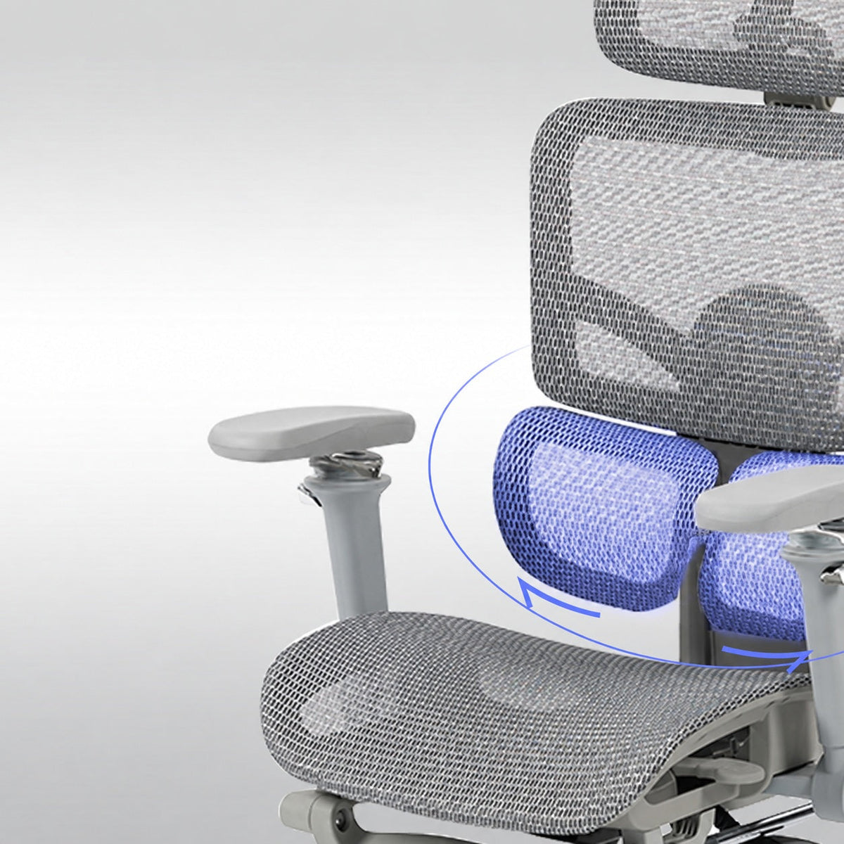 JY 031 Lumbar Support Footrest Gaming Chair