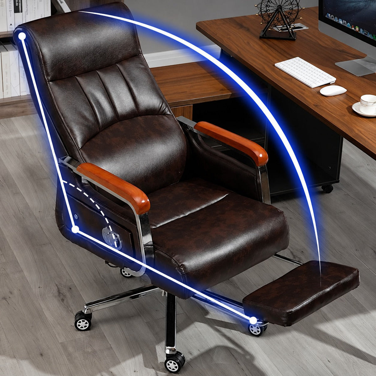 JY 老板椅 Reclining PU Leather Executive Chair