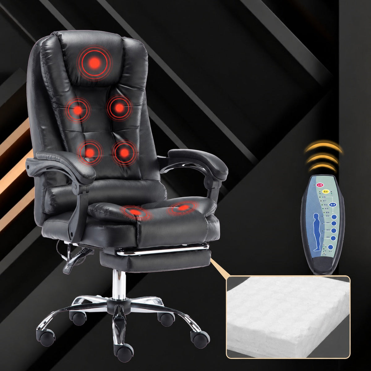 JY 09 Reclining PU Leather Executive Chair