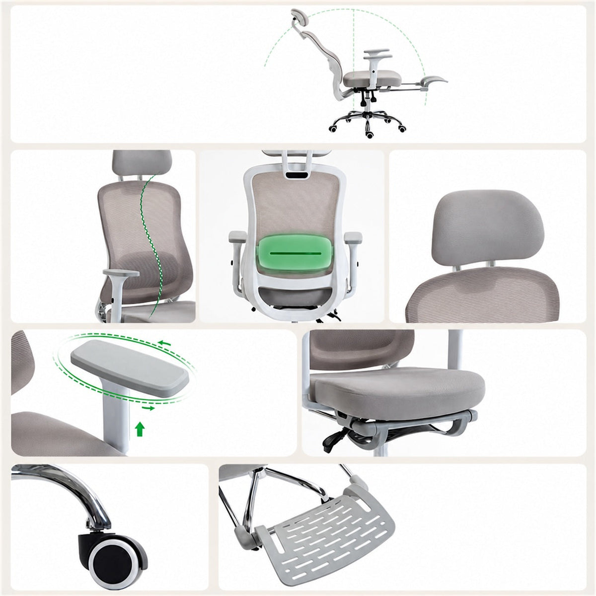 JY F03 Footrest Reclining Executive Chair