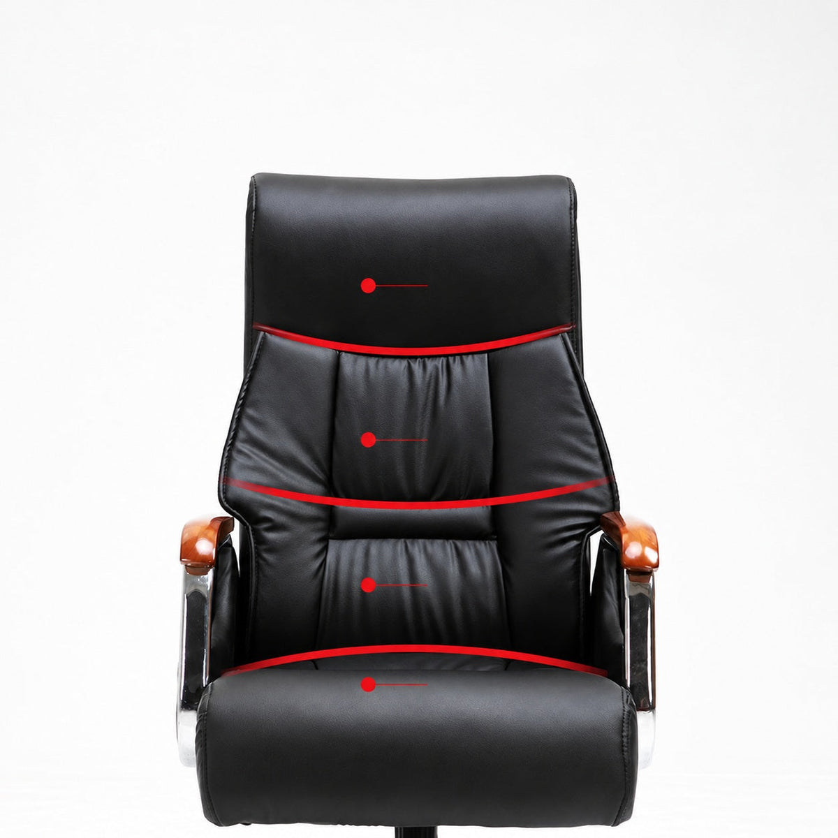 JY 902 Black PU Leather Executive Chair