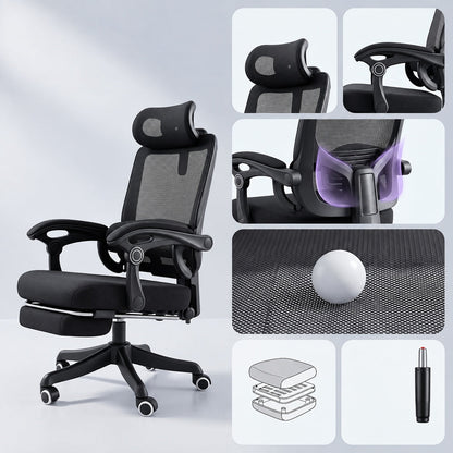 JY 805 Footrest Reclining Gaming Chair