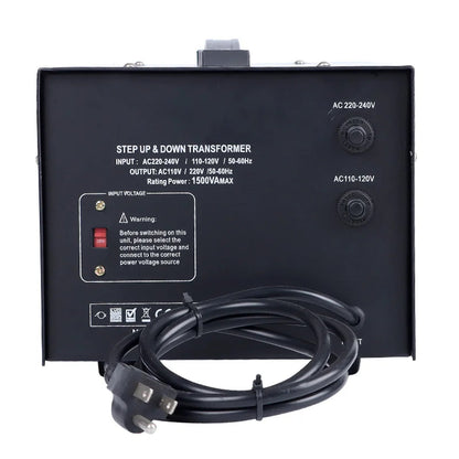 JOH-ST1500 Step Up and Step Down Voltage Transformer, 110V/220V Household Voltage Converter, OEM Ready