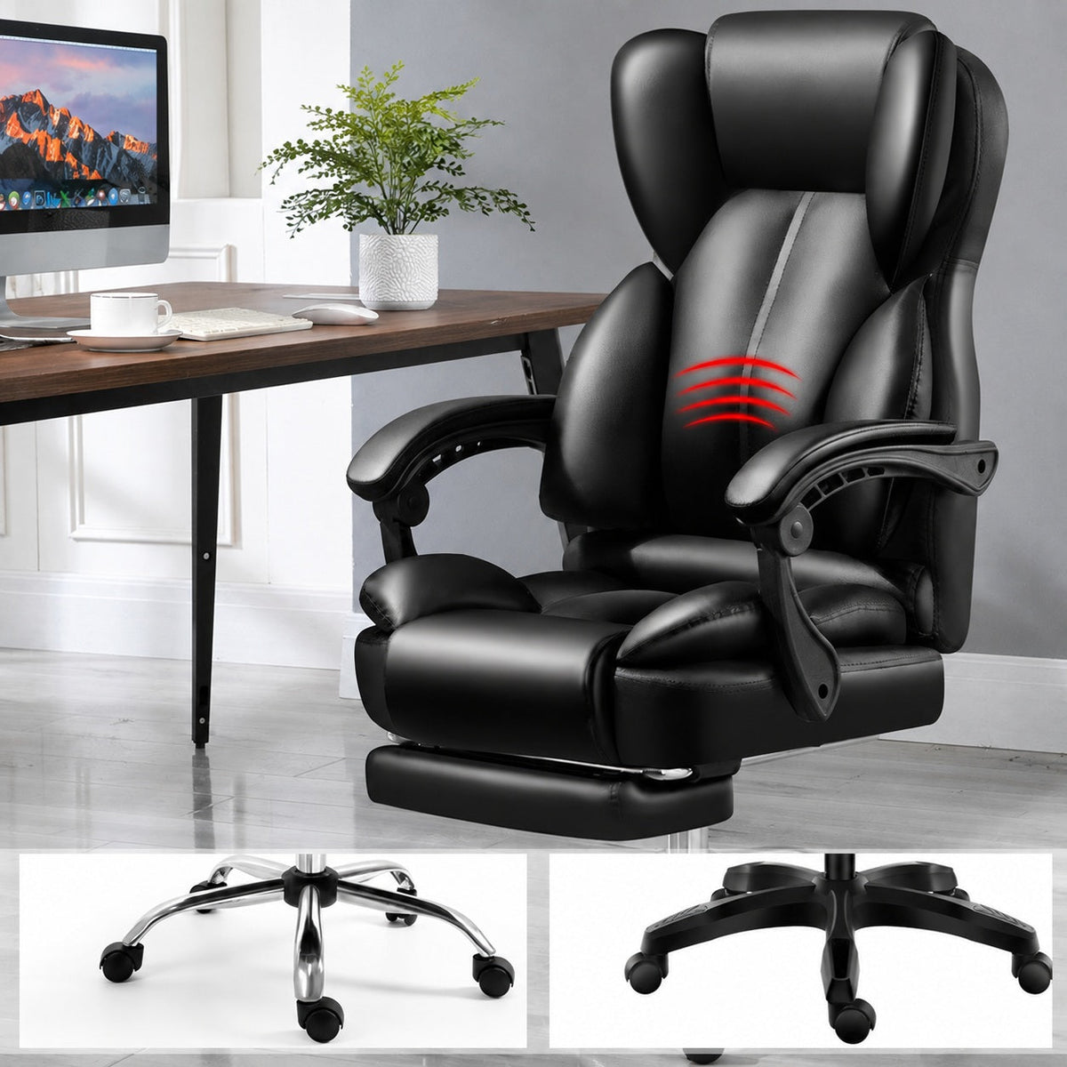 JY 老板椅 Massage Footrest Massage Office Chair