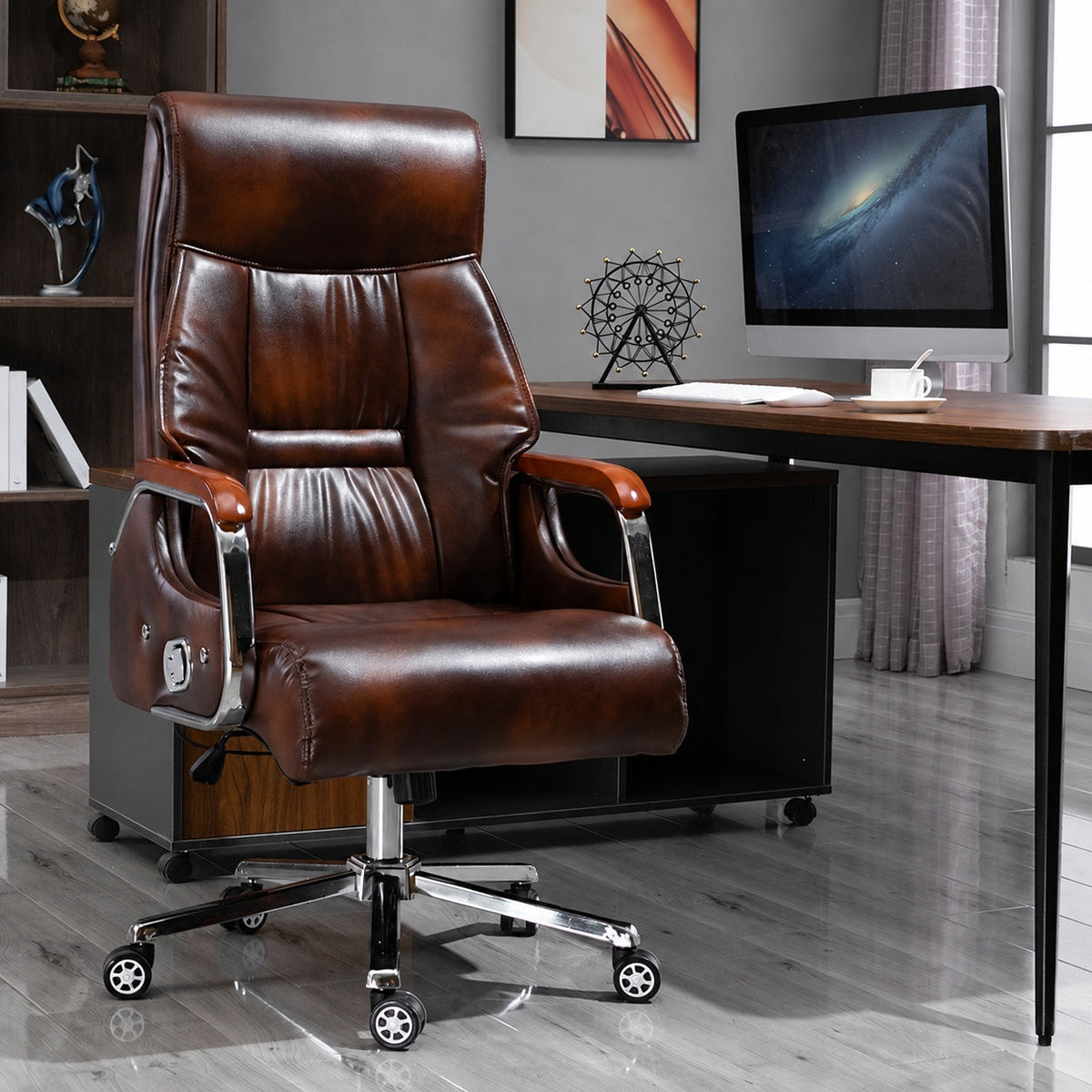JY 902 Black PU Leather Executive Chair