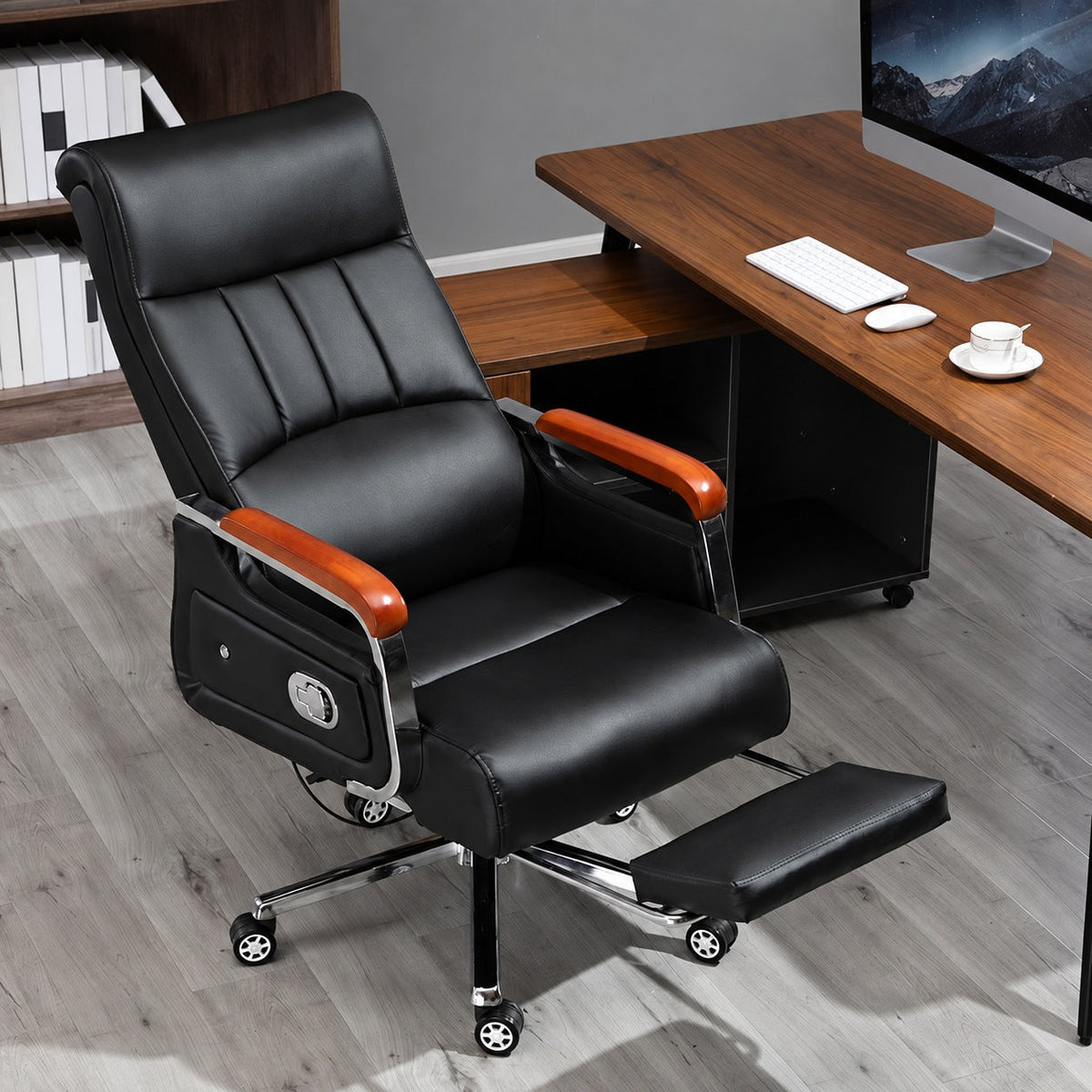 JY 老板椅 Reclining PU Leather Executive Chair