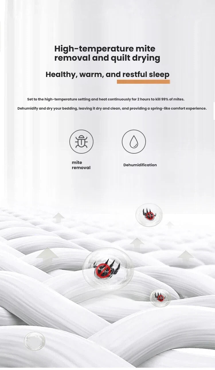 Blanket | Electric Blanket Dual Control Pure White Ultrasonic