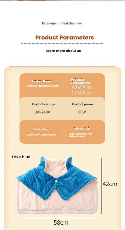 Blanket | Weighted Gravity Shawl Heating Shoulder Pad