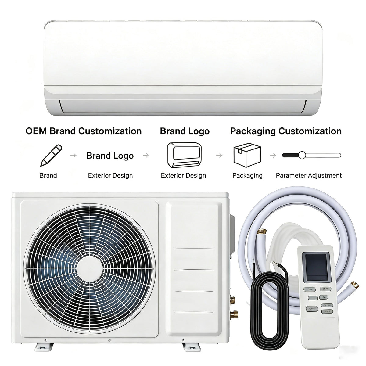AC OEM R32 Inverter Split Air Conditioner