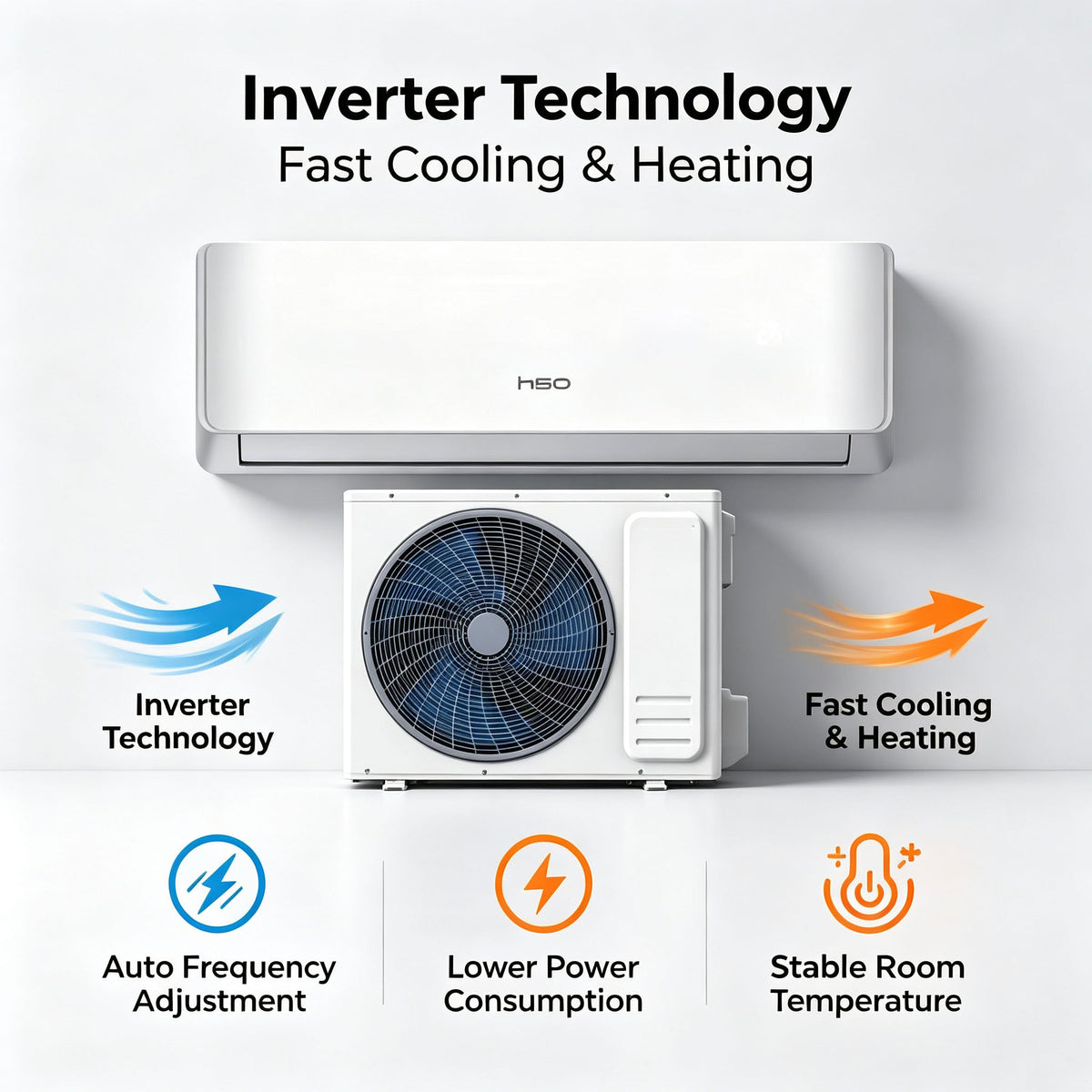 AC R32 Inverter Split Air Conditioner
