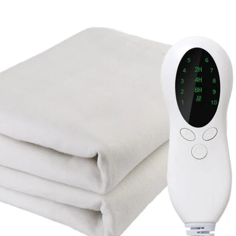 Blanket | Electric Blanket Dual Control Pure White Ultrasonic