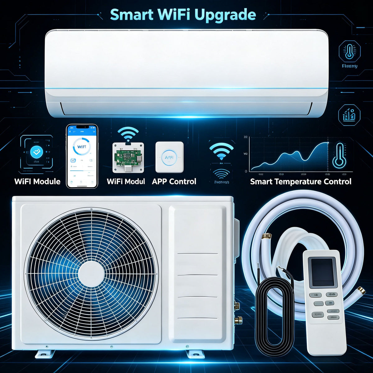 AC OEM R32 Inverter Split Air Conditioner