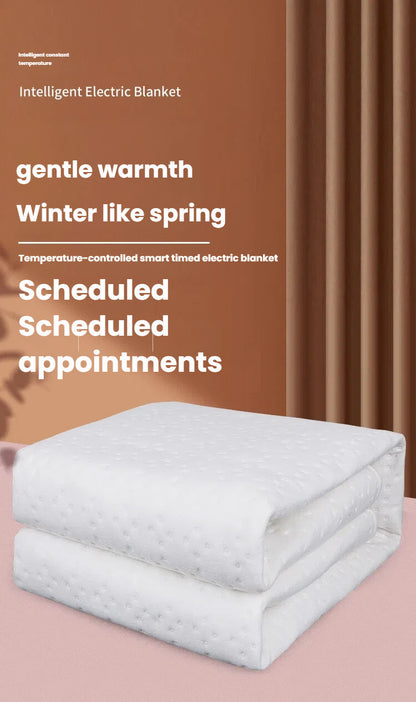 Blanket | Electric Blanket Dual Control Pure White Ultrasonic