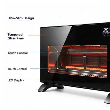 Heater | Smart WiFi Glass Panel Heater
