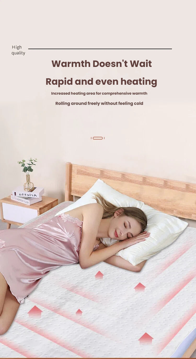 Blanket | Electric Blanket Dual Control Pure White Ultrasonic