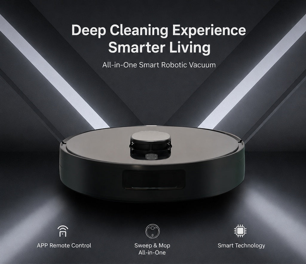 LDS Robot Vacuum & Mop with Smart Mapping – All-in-One Cleaning