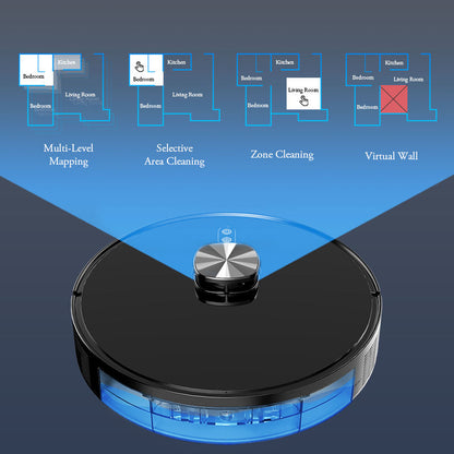 V8 Laser Navigation Robot Vacuum and Mop with App Control"
    }
  ]