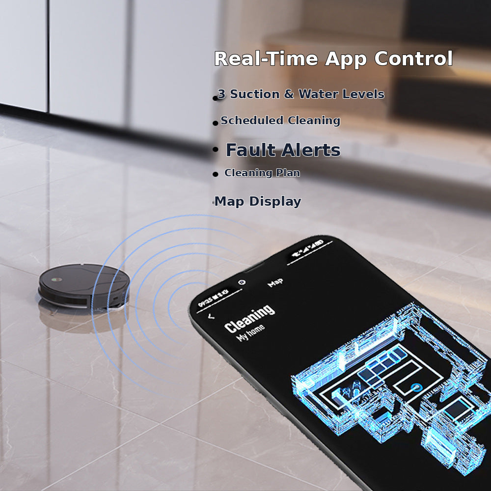 English localized robot vacuum product image