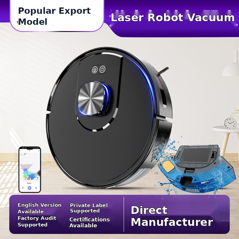 English localized robot vacuum product image