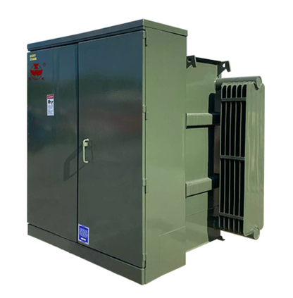 Transformer | Three-phase American-style transformer substation