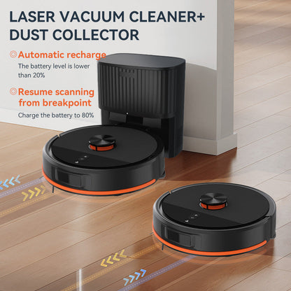 OB17 Laser Navigation Self-Emptying Robot Vacuum and Mop