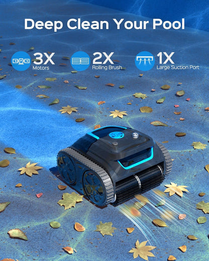 WYBOT S1 with three motors and dual roller brushes